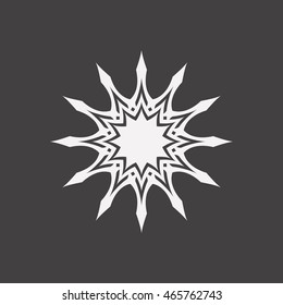 Abstract flower.Ornament Pattern.Decorative element.