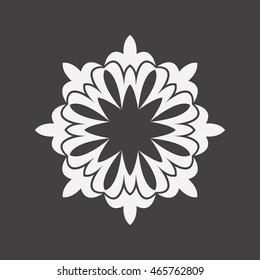 Abstract flower.Ornament Pattern.Decorative element.