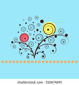 Abstract flowers