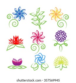 Abstract flowers