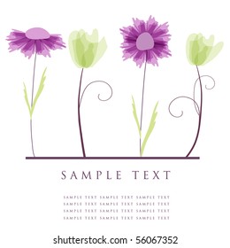 Abstract flowers