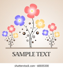 Abstract flowers
