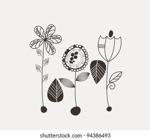 abstract flowers
