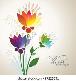 Abstract flowers