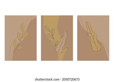 Flores abstractas para fondo estético 