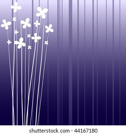 abstract flowers background