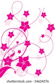 Abstract flowers background
