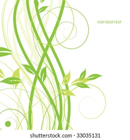 Abstract flowers background with place for your text