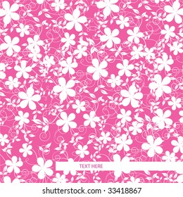 Abstract flowers background with place for your text