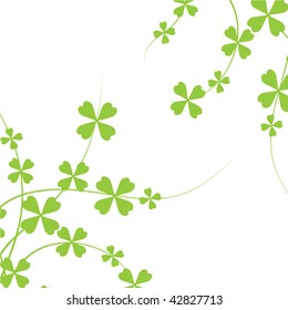 Abstract flowers background with place for your text