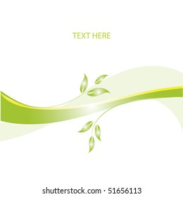 Abstract flowers background with place for your text