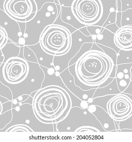 Abstract flowers background. Vector illustration.