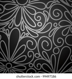 Abstract flowers background. Vector illustration. Eps 8