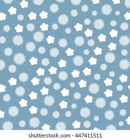 abstract  flowers on the background.