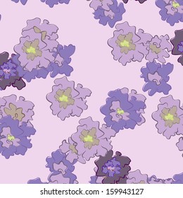 abstract flowers on a colored background