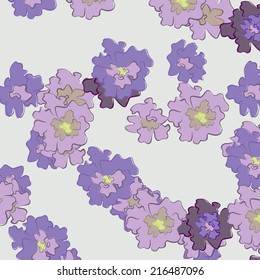 abstract flowers on a light background