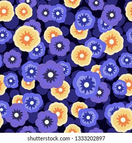 Abstract flowers on a lilac background. Pattern for textile, fabric, background, Wallpaper, wrapping paper.