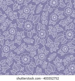 abstract flowers, pattern of branches.  Use as a fill pattern, seamless texture, wallpaper, backdrop.