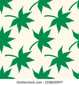 Abstract flowers pattern. Hand-drawn background in boho style for wrapping paper and textiles.