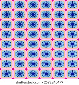 Abstract flowers pattern whit fabric. 