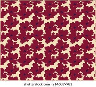 Patrón de flores abstractas, ilustración vectorial de diseño floral, flores coloridas, papel pintado, patrón. 