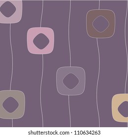 abstract flowers, purple background with abstract flower, vintage vector floral background,