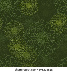 abstract flowers seamless background for wallpaper