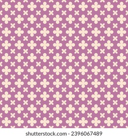 Abstract Flowers Seamless Pattern Floral Wallpaper Vintage. Fondo de flor geométrica