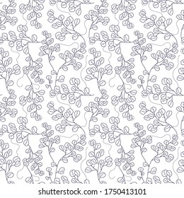Las Flores Abstractas Son Un Patrón Sin Marea. Ilustración floral retro con tipografía clásica. Femenino. Plantilla moderna para florista, fotógrafo, blogger de moda, estudio de diseño.
