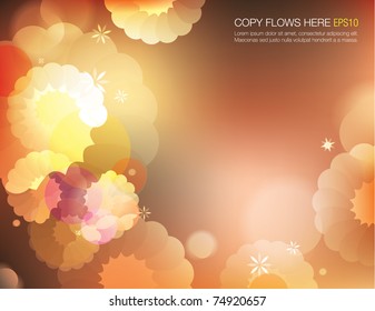 abstract flowery background design