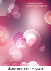 abstract flowery background design