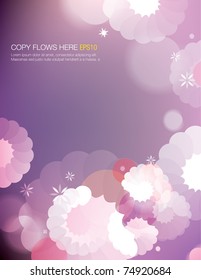 abstract flowery background design