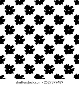 Abstract Flowery Pattern seamless repeated design interior design vector illustration 