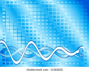 Abstract flowing background