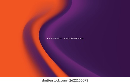 Fundo de fluxo abstrato com arte colorida e design criativo - Perfeito para anúncios, banners e catálogos