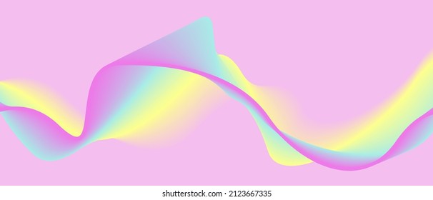 Abstract Flowing Background Colorful Modern Wave Shapes EPS10 Vector Illustration Art Design