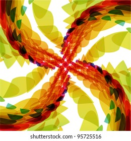 abstract flowing background, ideal for "fresh fruit concept" works