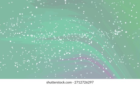 Fundo fluido abstrato com partículas espumantes em tons de cores verdes e rosa, Abstracts Twirl Particles, Stock royalty.
