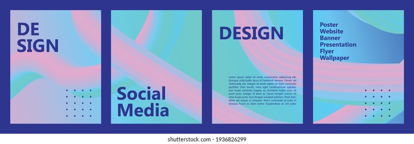 abstract flowing design background with dual tone color