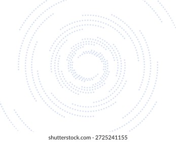Forma de curva de gradiente de semitono de patrón de onda de partículas de puntos de flujo Abstractas aislado sobre fondo blanco. Vector en concepto de tecnología, ciencia, música, Fondo de pantalla de pantalla de escritorio médico y moderno.