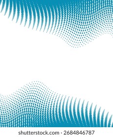 Fondo de onda con estilo punteado que fluye Abstractas