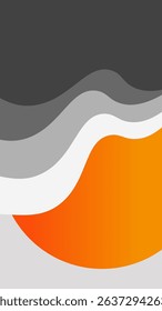 Abstract Flowing Layers in Subtle Color Tones