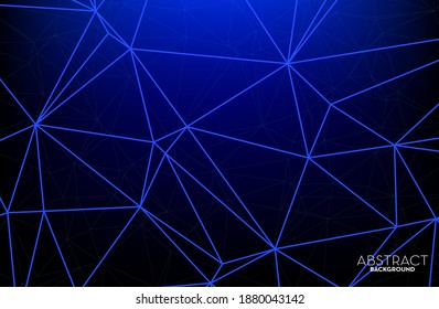 Abstract flowing line digital technology, smooth particle wave, big data techno design concept background wallpaper, vector eps
