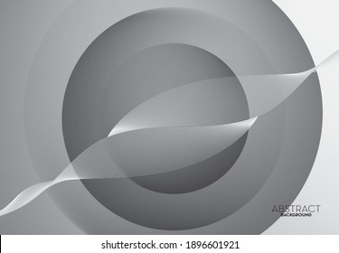 Abstract flowing line digital technology, smooth particle wave, big data techno design concept background wallpaper, vector eps
