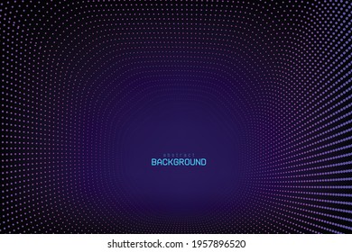 Abstract flowing line digital technology, smooth particle wave, big data techno design concept background wallpaper, vector eps
