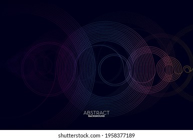 Abstract flowing line digital technology, smooth particle wave, big data techno design concept background wallpaper, vector eps
