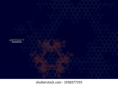 Abstract flowing line digital technology, smooth particle wave, big data techno design concept background wallpaper, vector eps
