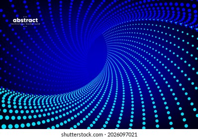 Resumen de tecnología digital de línea de flujo, onda de partículas lisas, fondo de fondo de concepto de diseño tecnológico de grandes datos, eps vectoriales
