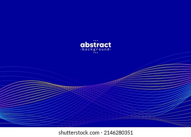 Abstract flowing line digital technology, smooth particle wave, big data techno design concept background wallpaper, vector eps
