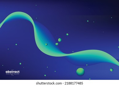 Abstract flowing line digital technology, smooth particle wave, big data techno design concept background wallpaper, vector eps
